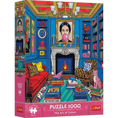 Billede af Stuen med popart, 1000 brikker