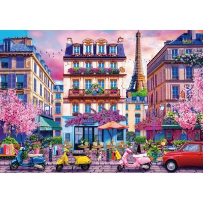 Billede af Paris ved forårstide, 4000 brikker