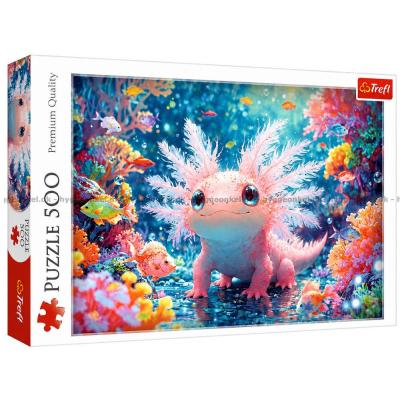 Billede af Axolotlens verden, 500 brikker