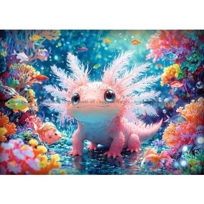 Billede af Axolotlens verden, 500 brikker