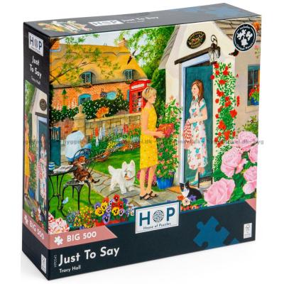 Billede af Hall: Blomstrende hilsen, 500 brikker