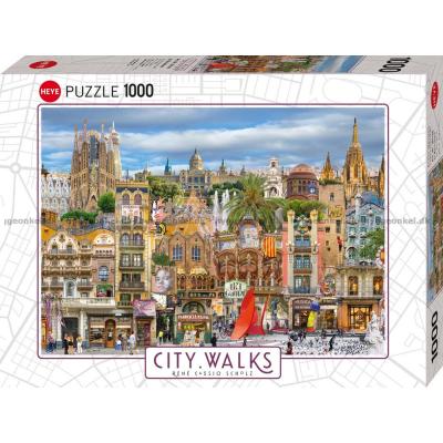 Billede af Gåtur i Barcelona, 1000 brikker