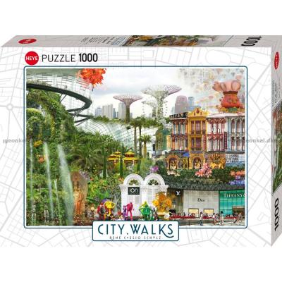Billede af Gåtur i Singapore, 1000 brikker