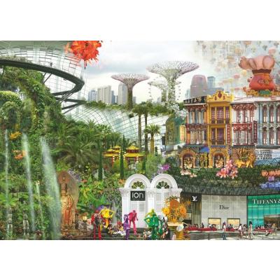 Billede af Gåtur i Singapore, 1000 brikker