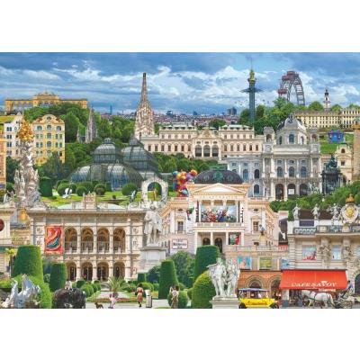 Billede af Gåtur i Wien, 1000 brikker