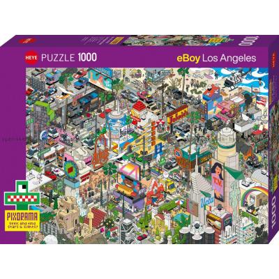Billede af eBoy: Pixorama - Los Angeles, 1000 brikker