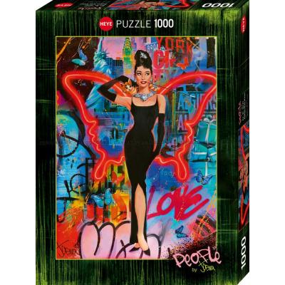 Billede af Audrey Hepburn, 1000 brikker