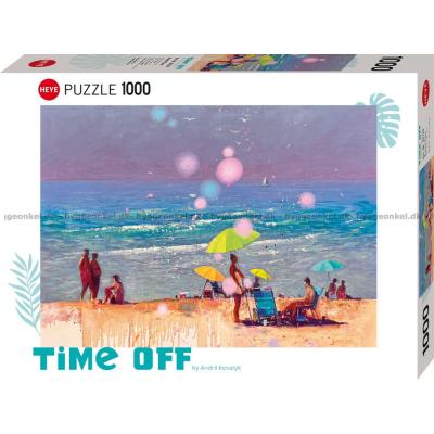 Billede af Sommerstemning på stranden, 1000 brikker