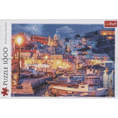Billede af Procida ved aftentide, 1000 brikker