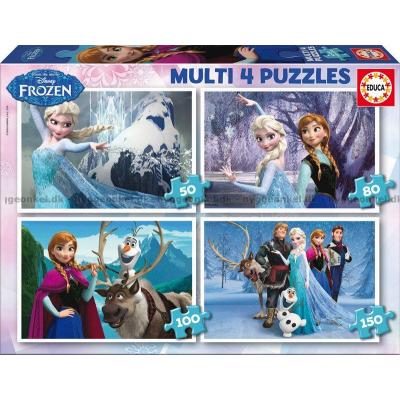 Disney: Frost, 4 i 1, 50 brikker