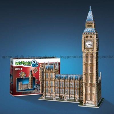 3D: Big Ben + Houses of Parliament, 890 brikker