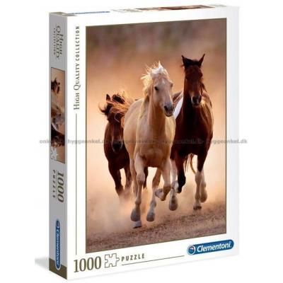 Heste i løb, 1000 brikker
