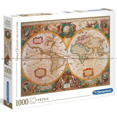 Et antikt verdenskort, 1000 brikker