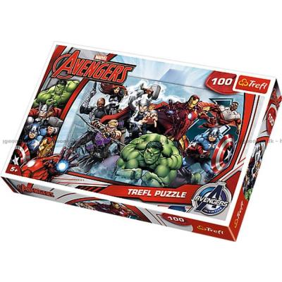 Marvel: Avengers - Angrib!, 100 brikker