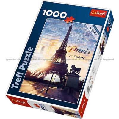 Paris ved daggry, 1000 brikker