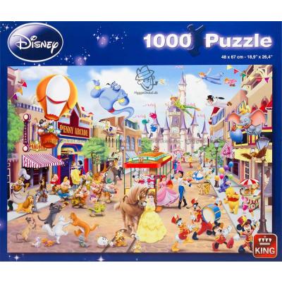 Billede af Disney: Hovedgaden i Disneyland, 1000 brikker
