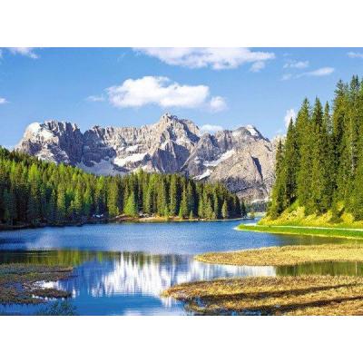 Billede af Dolomitterne, Lake Misurina - Italien, 3000 brikker