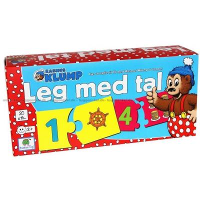 Rasmus Klump: Leg med tal, 20 brikker