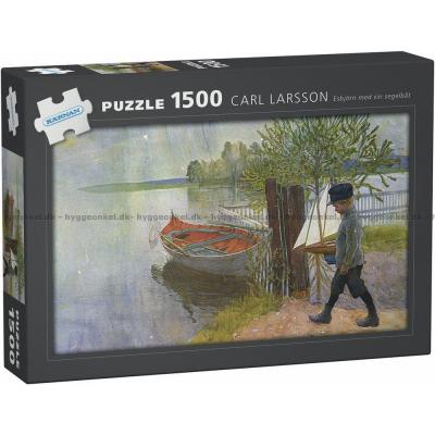 Larsson: Esbjörn med sin sejlbåd, 1500 brikker