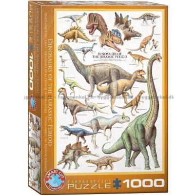 Dinosaurer fra jura-tiden, 1000 brikker