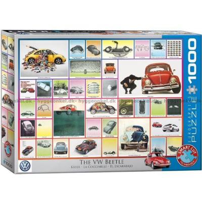 VW: Beetle, 1000 brikker