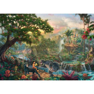 Billede af Disney: Kinkade - Junglebogen, 1000 brikker