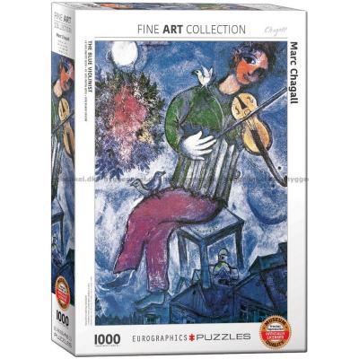 Chagall: Den blå violinist, 1000 brikker