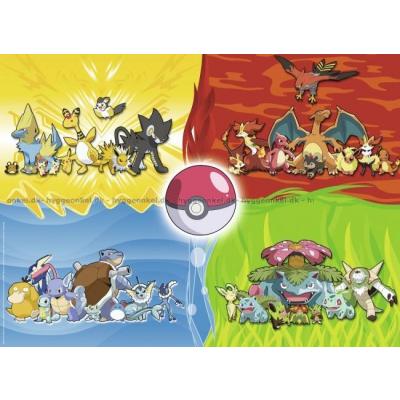 Billede af Pokemon: Typer, 150 brikker