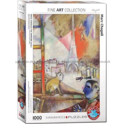 Chagall: Paris gennem vinduet, 1000 brikker