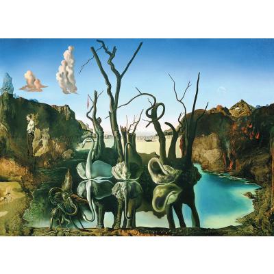 Billede af Dali: Swans Reflecting Elephants, 1000 brikker