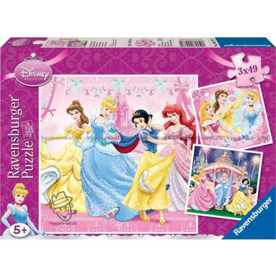Disney prinsesser: Til fest, 3x49 brikker
