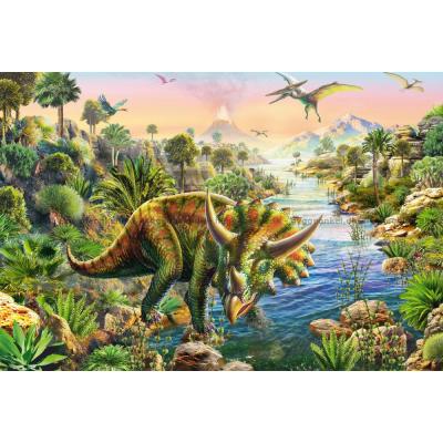 Billede af Dinosaurer: Eventyr, 3x48 brikker