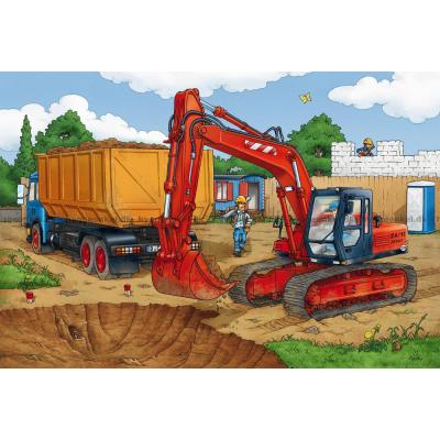Billede af Arbejdsmaskiner, 3x24 brikker
