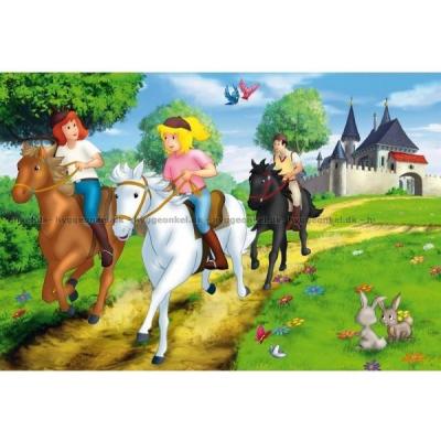 Billede af Bibi & Tina: Metalæske, 2x100 2x150 brikker