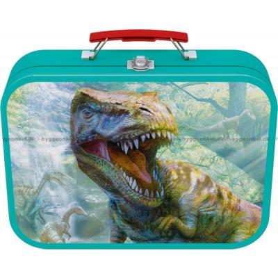 Billede af Dinosaurer: Metalæske, 2x60 2x100 brikker