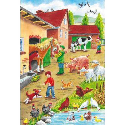 Billede af På bondegården, 3x24 brikker