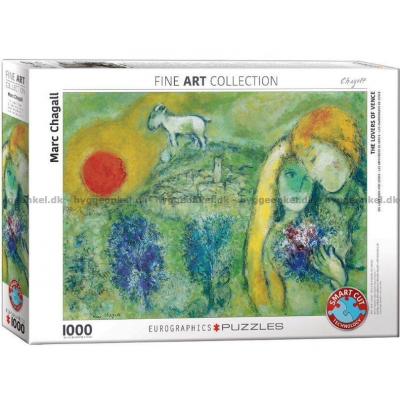 Chagall: The Lovers of Vence, 1000 brikker