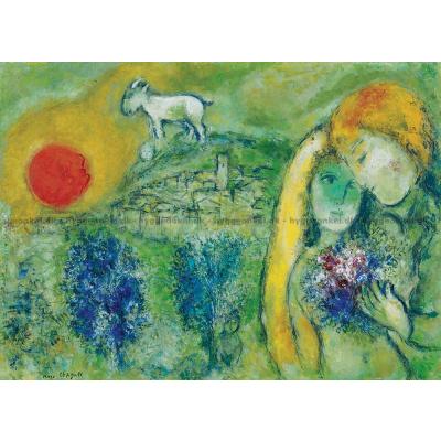 Billede af Chagall: The Lovers of Vence, 1000 brikker