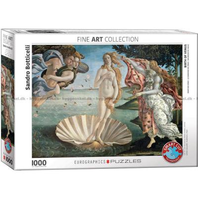 Botticelli: Venus fødsel, 1000 brikker