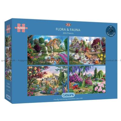 Francis: Flora og fauna, 4x500 brikker