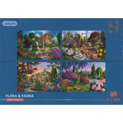 Francis: Flora og fauna, 4x500 brikker