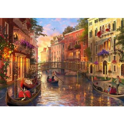 Billede af Davison: Solnedgang over Venedig, 1500 brikker