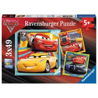 Tæmme gift kollision Paw Patrol, 3x49 brikker puslespil, Ravensburger - 09239