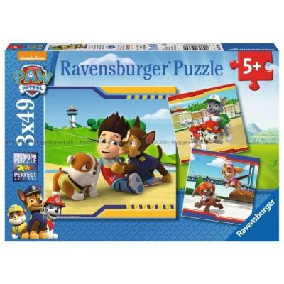 Paw Patrol: Helte, 3x49 brikker