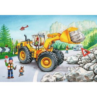 Billede af Gravemaskiner, 2x24 brikker
