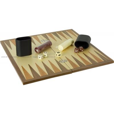 Billede af Skak - backgammon - dam: 34 cm - Fra Gibsons