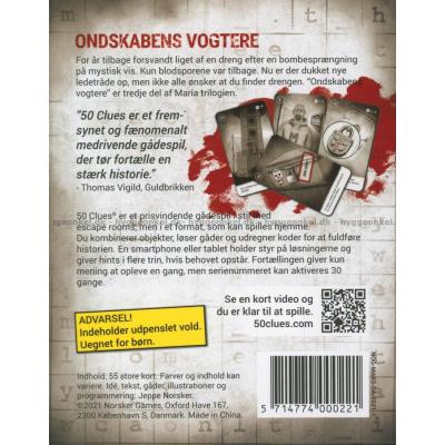 Bagsiden af æsken