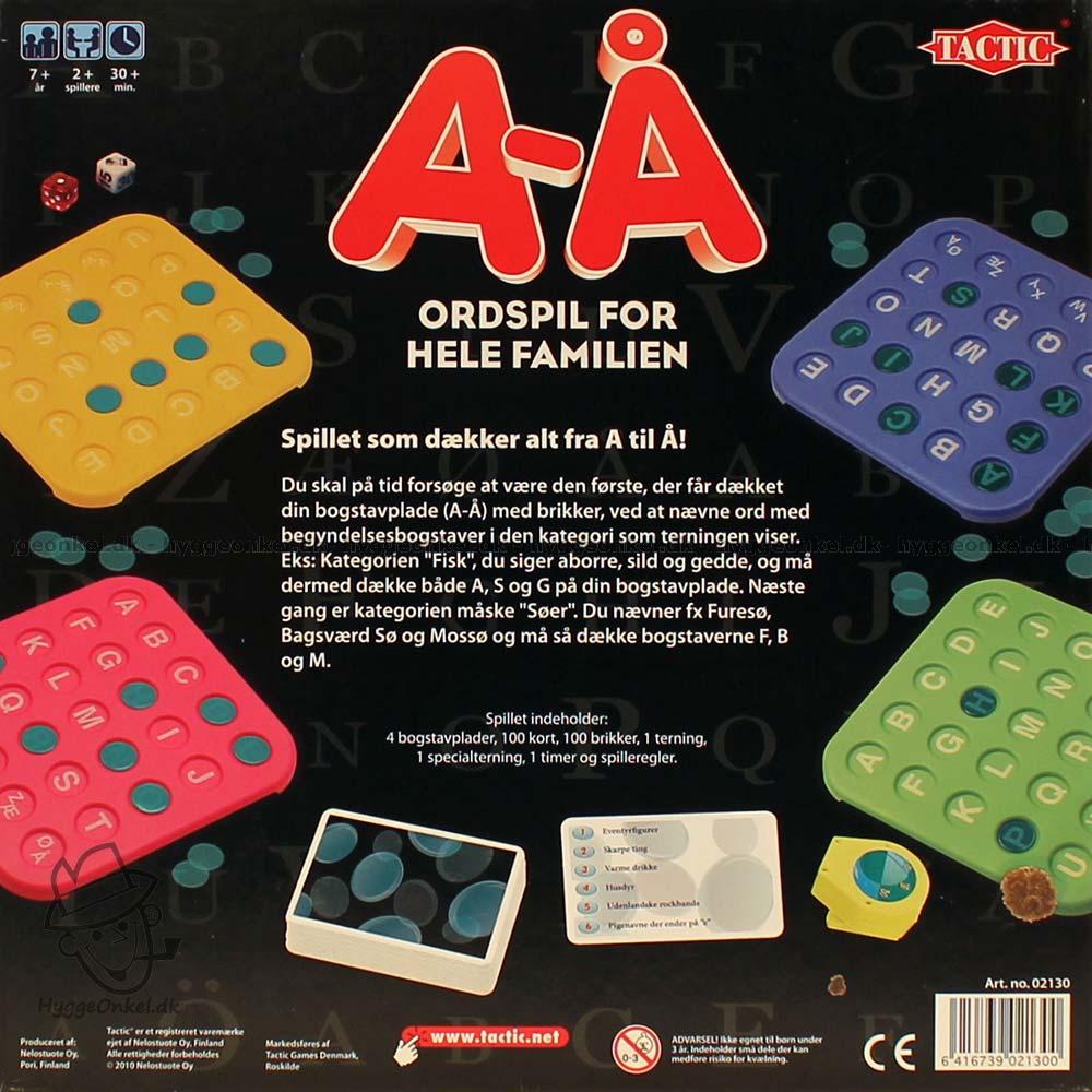 A-Å → Køb dit A-Å brætspil billigt her! - 6416739021300 UDGÅET!!!