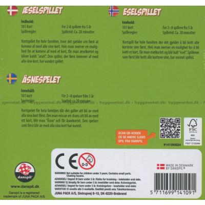 Bagsiden af æsken