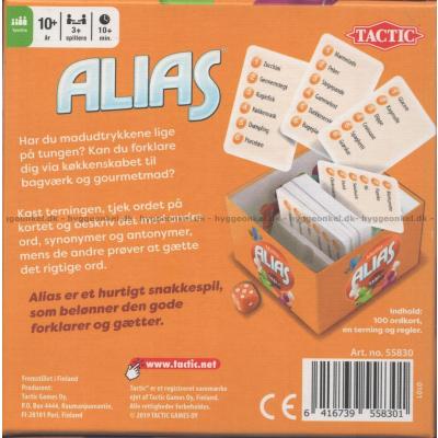 Bagsiden af æsken
